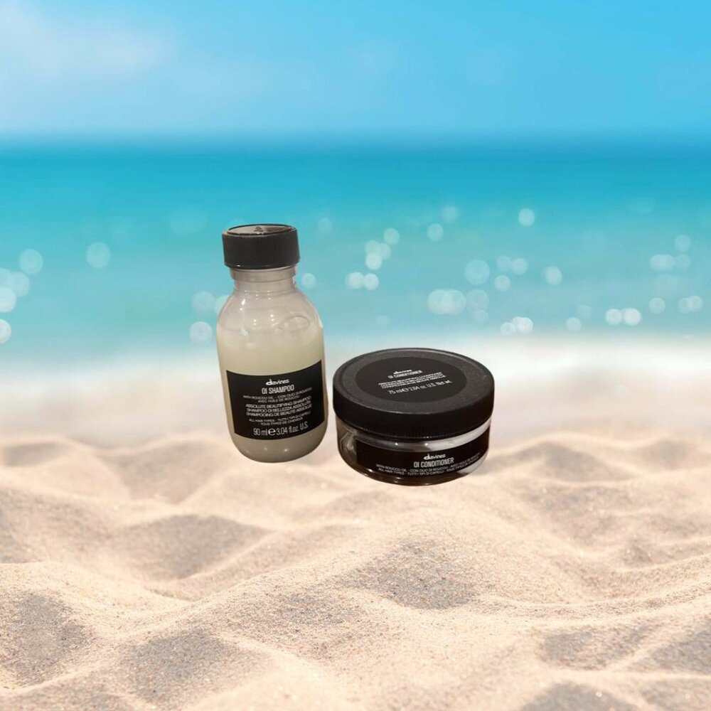 DAVINES OI TRAVEL SET Shampoo Conditioner Milk